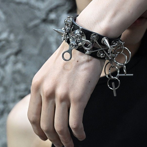 PUNK LEATHER BRACELET Z38