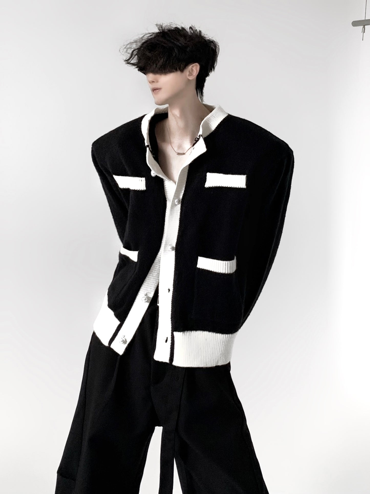 MONOCHROME CARDIGAN Z96