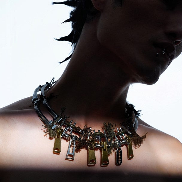 ZIP HEAVY INDUSTRY NECKLACE Z19