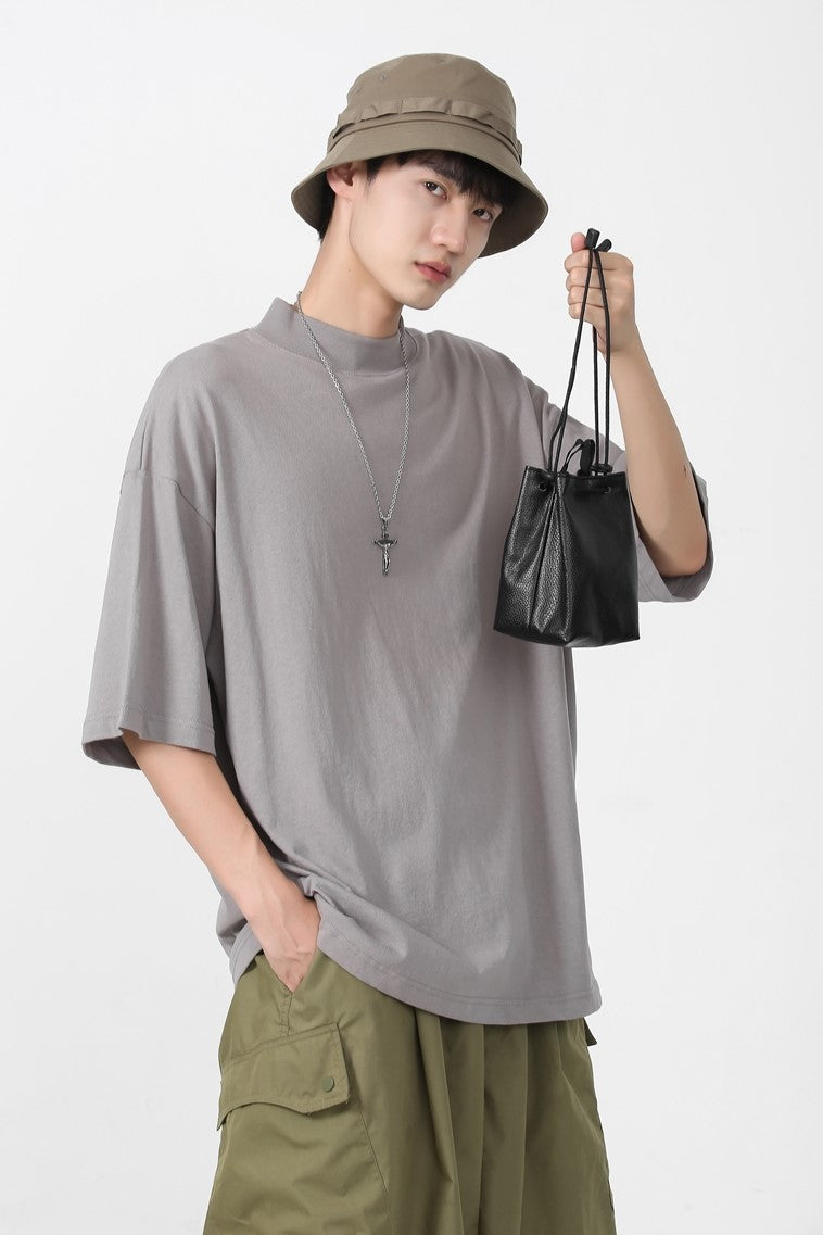 SMALL SHOULDER DRAWSTRING BAG Z107