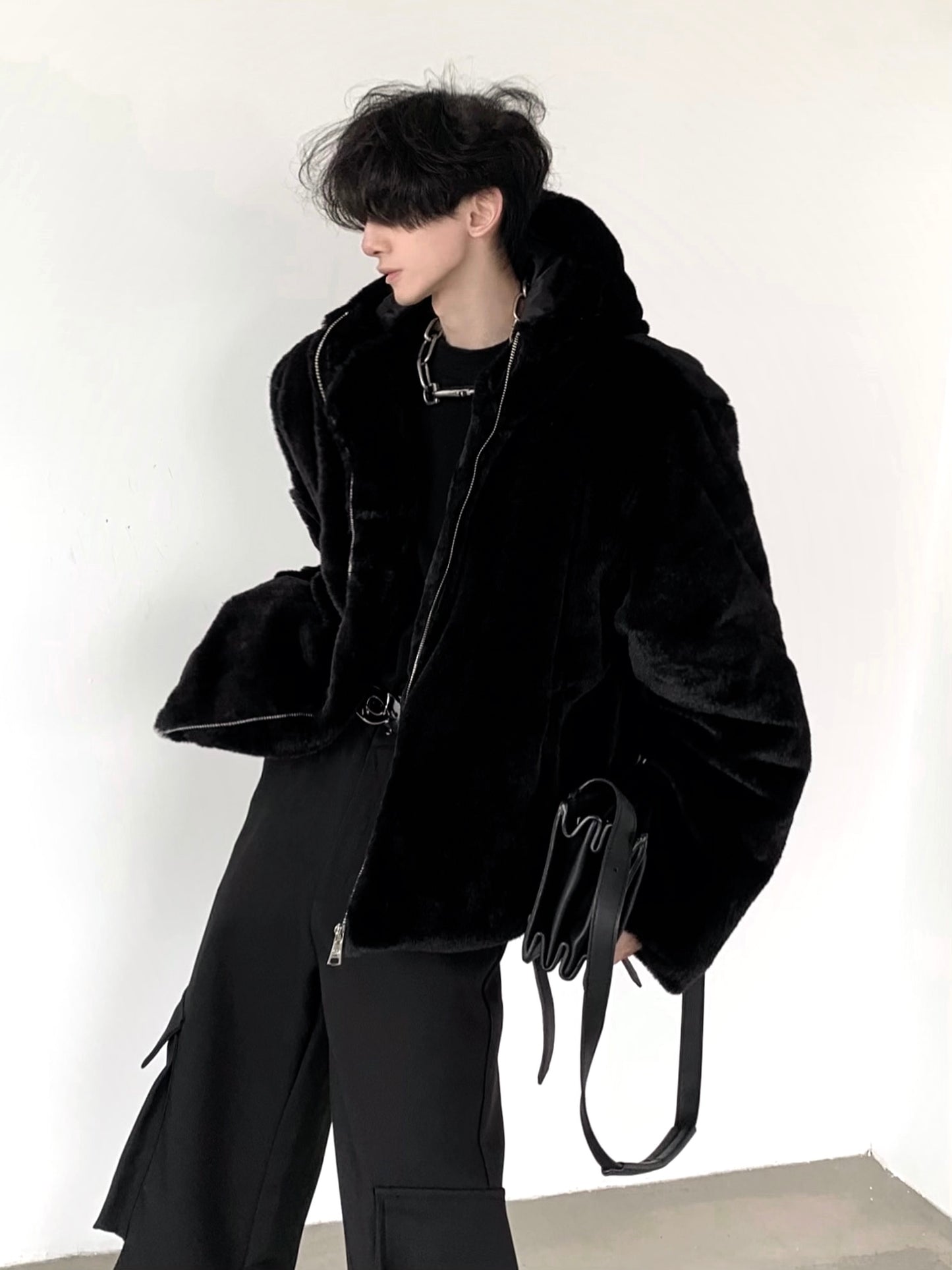 SHORT FUR PARKA Z90