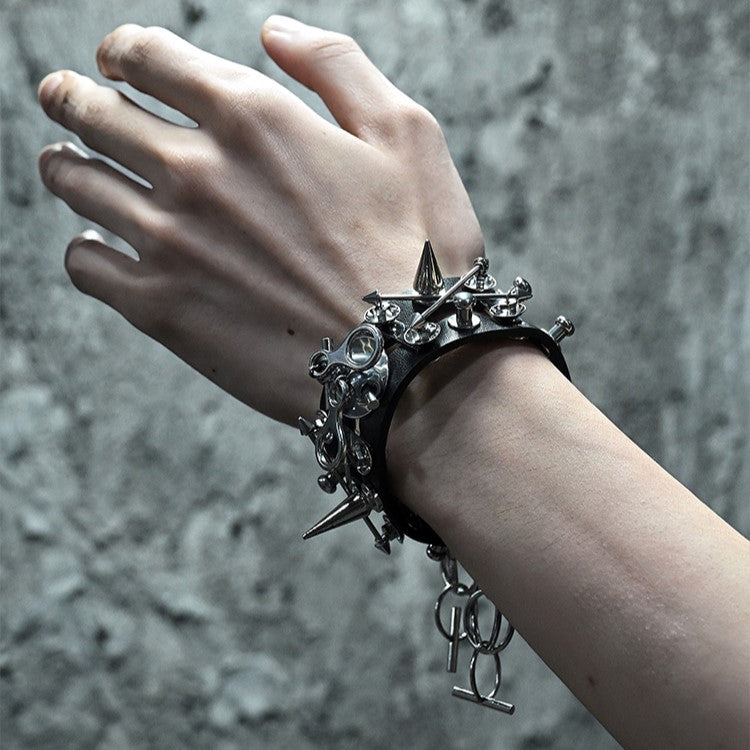 PUNK LEATHER BRACELET Z38