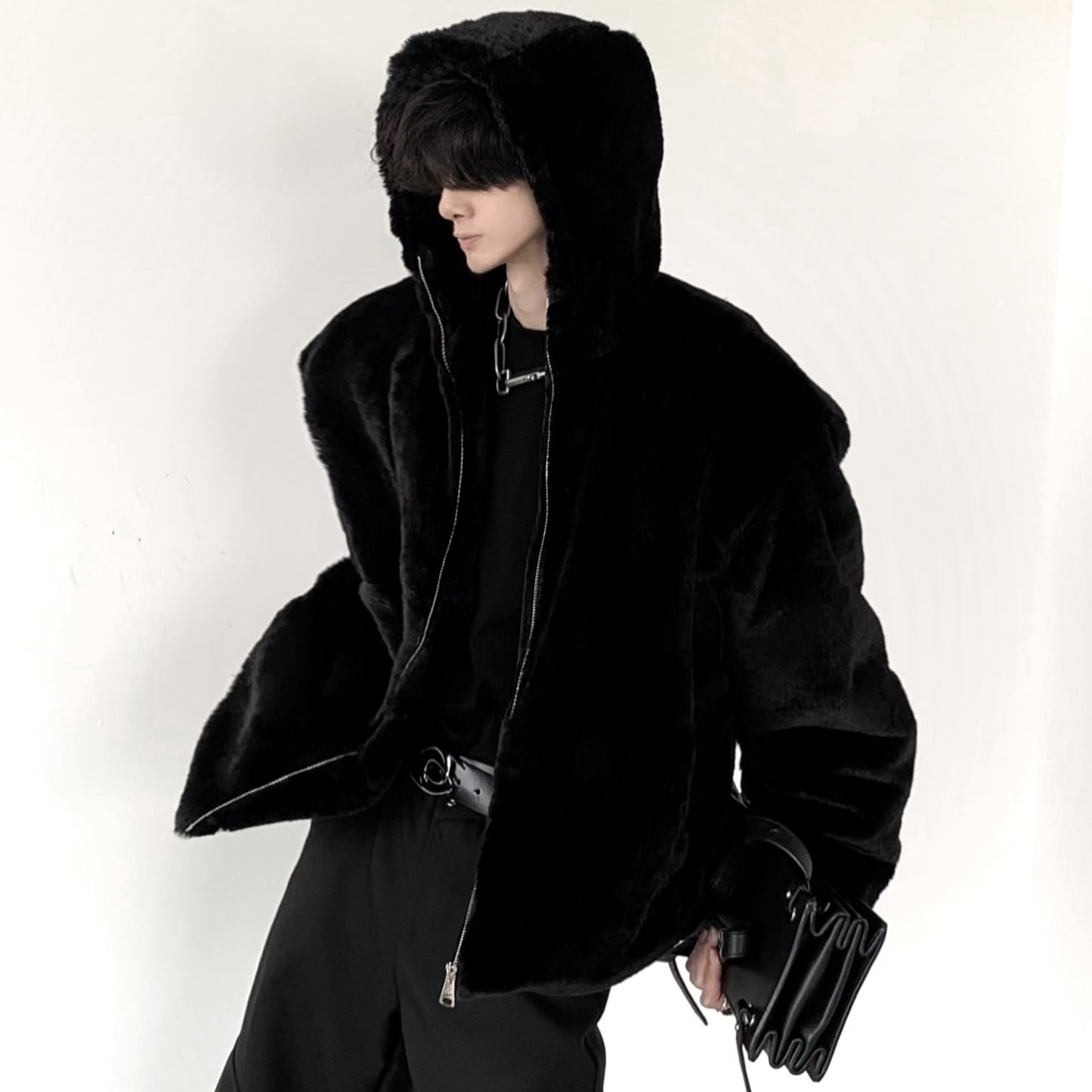 SHORT FUR PARKA Z90